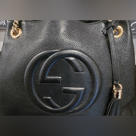 COA INCLUDED - GUCCI Soho Interlocking  Shoulder Bag/Tote - Picture 4 of 17